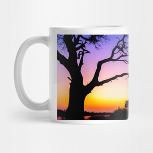 Tree At Sunset Mug